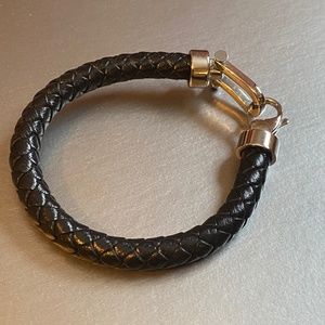 NEW Genuine leather stainless steel bracelet